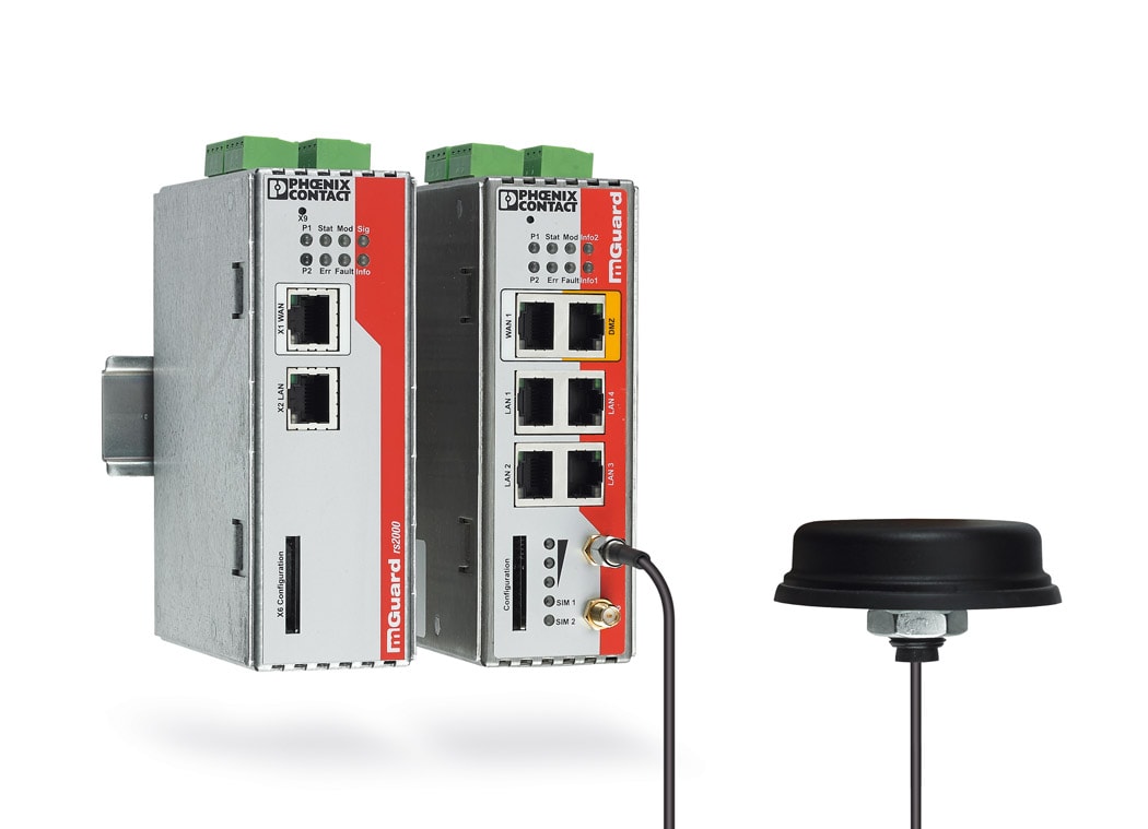 The security routers of the MGuard product range ensure the secure transmission of your data.