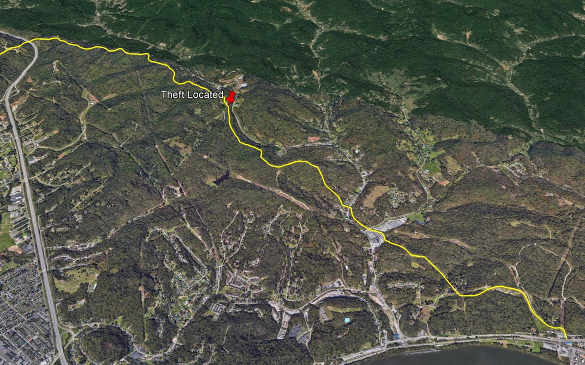 Fast and reliable identification and localization of product theft.